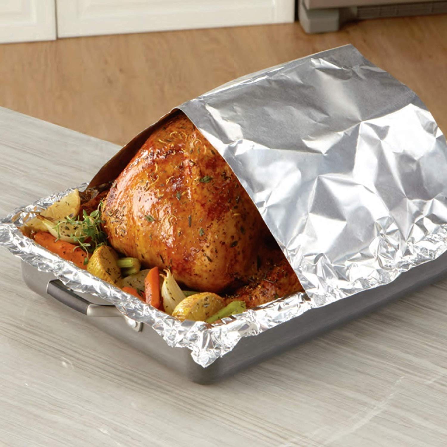 ALUMINIUM FOIL DANGEROUS FOR WRAPPING FOOD Afrolife