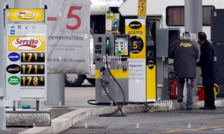FUEL PRICE HITS A RECORD HIGH IN ITALY