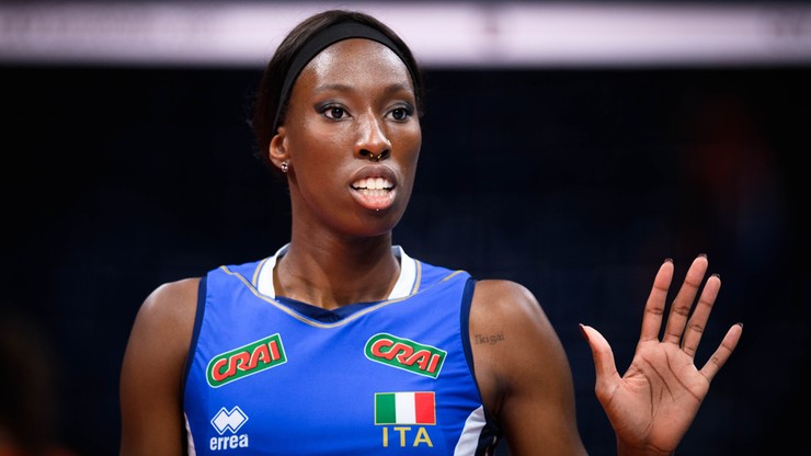 Volleyball Star Paola Egonu Cries out after she was Racially Abused in Italy